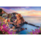 1500 Piece Jigsaw Puzzles, View of Manarola, Ocean Paradise, Italy, Coastal City, Adult Puzzles, Trefl 26137